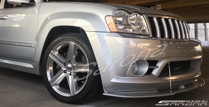 Custom Jeep Grand Cherokee  SUV/SAV/Crossover Front Lip/Splitter (2005 - 2010) - $290.00 (Part #JP-009-FA)